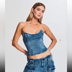 Retrofete jean top